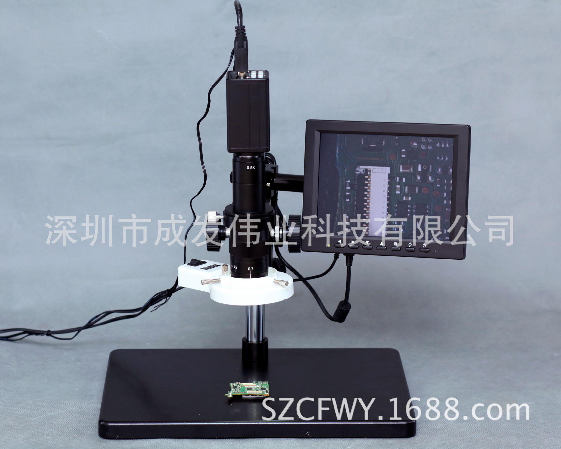 供应高清视频单筒显微镜连续变倍显微镜视频显微镜