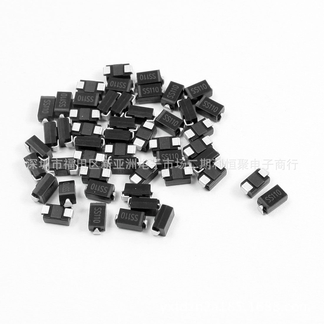 SS110  SMA肖特基二极管1A 100V