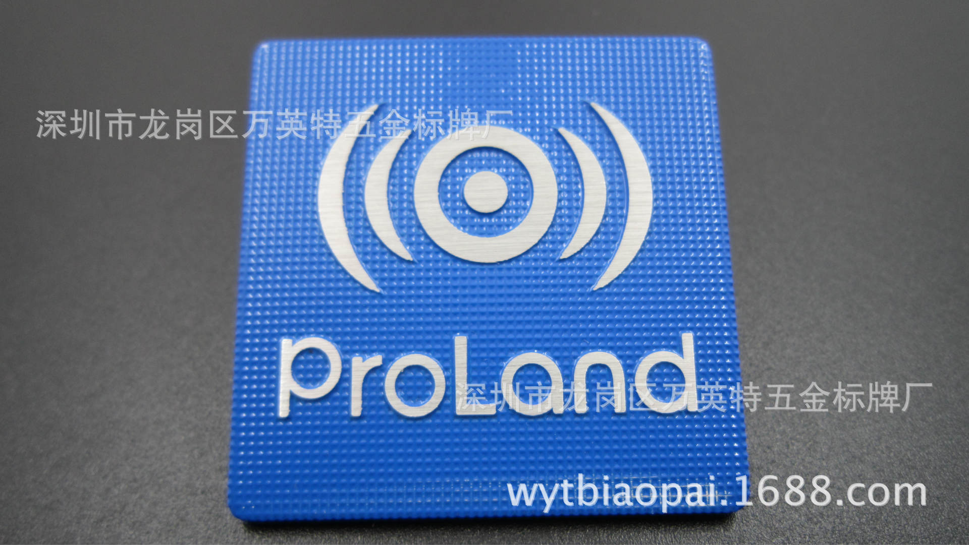 Manufactor major Customized Metal plate High gloss aluminum label sound household electrical appliances An electric appliance Electronics Signage Nameplate