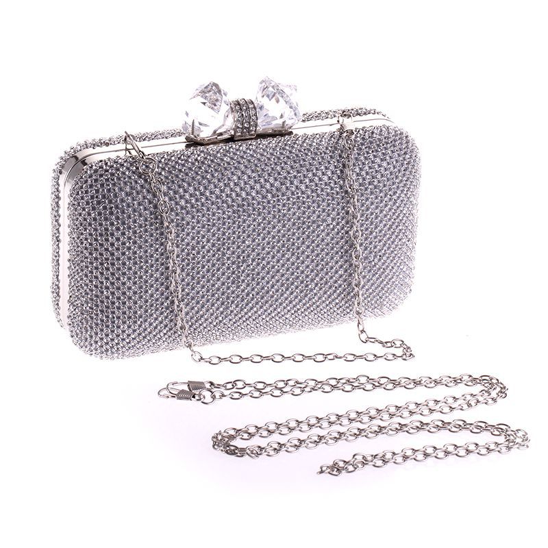 Strass Tasche Damen Tasche Geeignet Für 5,5-zoll-handy Trend Ige Koreanische Frauen Tasche Abend Bankett Tasche Bastel Tasche 1268 display picture 3