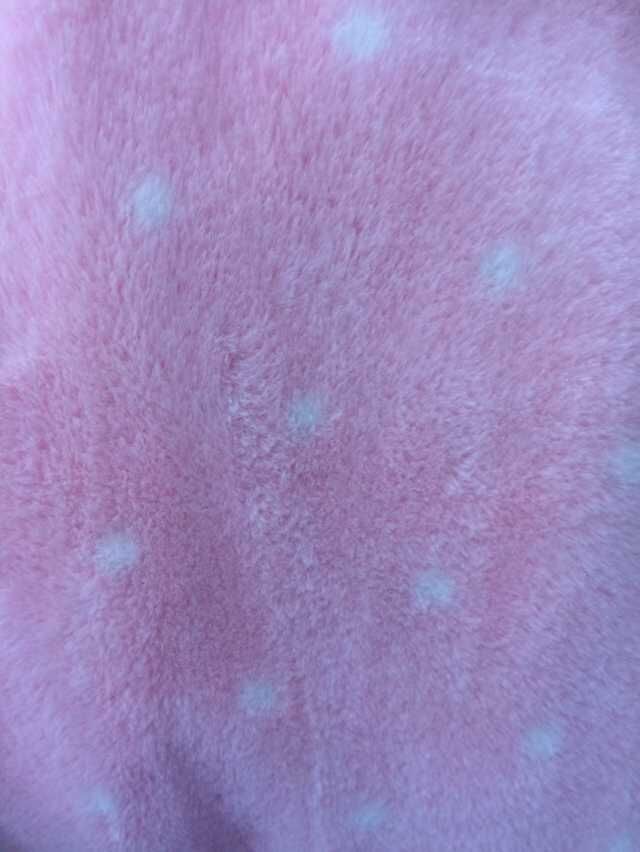 经编 pv绒 小兔毛 印花 圆点 长毛绒 服装面料 生产批发 爆款