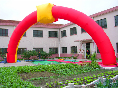 新款中秋节发光月球布景道具户外充气卡通拱门婚礼商场展览厂直销|ms