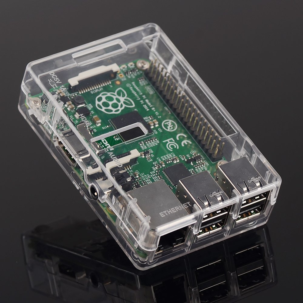 树莓派B+ Raspberry PI B+ 3代 电脑机箱 ABS注塑透明外壳 盒子