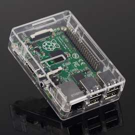 树莓派B+ Raspberry PI B+ 3代 电脑机箱 ABS注塑透明外壳 盒子