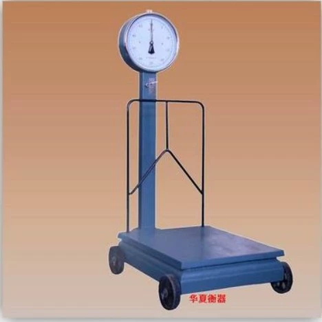 Wuxi Weighing Instrument Factory 200 кг Двусторонняя шкала с дисплеем и колесами Шкала с циферблатом 500 кг Бренд Xiheng