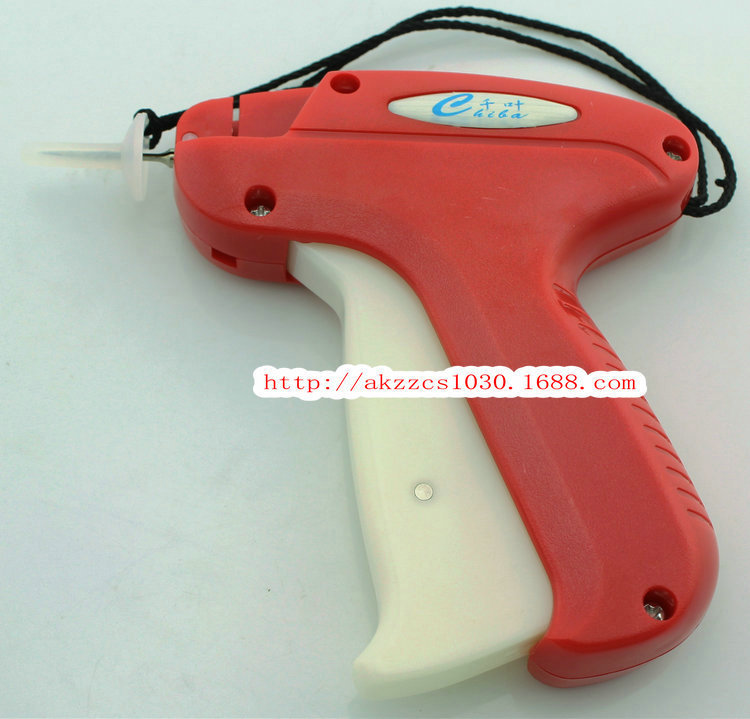 千叶牌A3802服装细吊牌枪 配套细钢针工字胶针枪