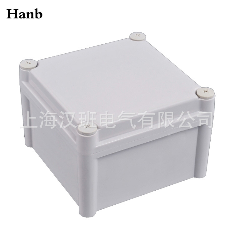 监控电源盒/空气开关接线盒/过线盒190*190*130mm工业塑料盒