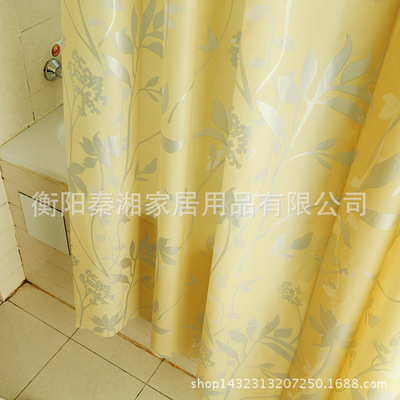 卫生间浴帘PEVA浴帘供应配送挂钩QX-A001