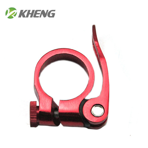 Bicycle accessories quick release seat tube clamp dead fly road bike seat tube clamp quick release rod colorful aluminum alloy saddle tube clamp