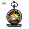 Universal retro mechanical pocket watch suitable for men and women for elementary school students, Tungsten steel, wholesale