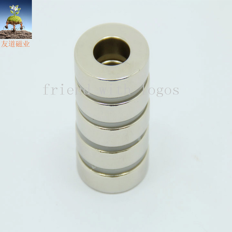 【厂家直销】N35钕铁硼 磁铁 圆形 打沉头孔强磁铁大批量定做