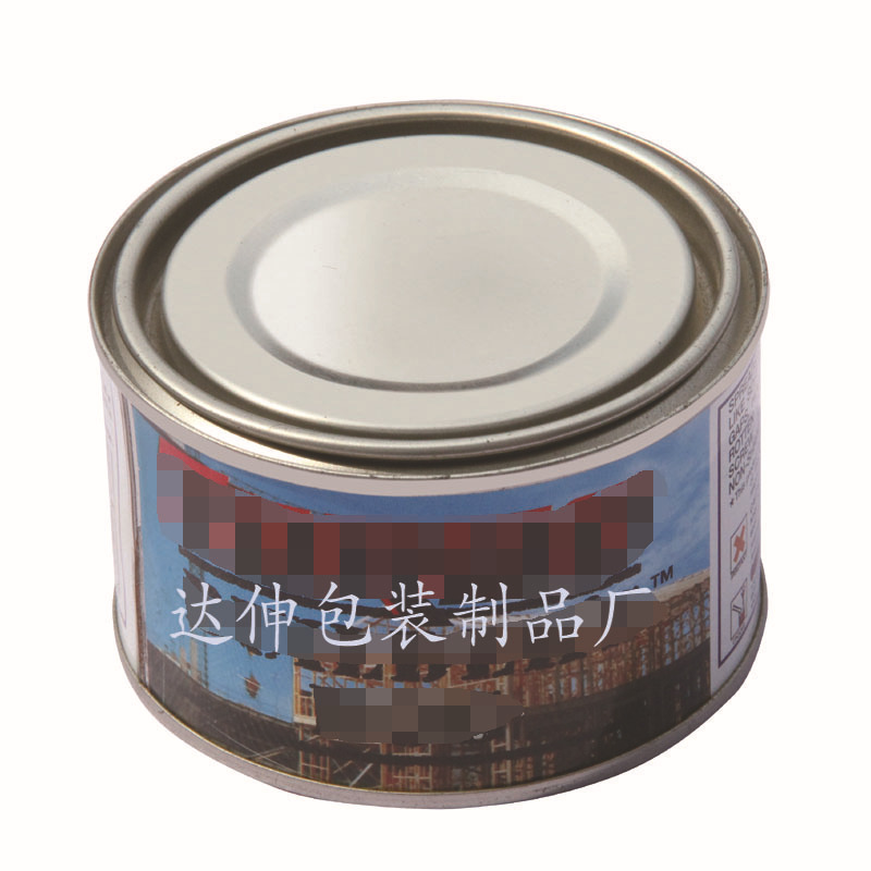 厂家直销 250ML马口铁圆罐 油漆涂料化工通用罐 胶水罐