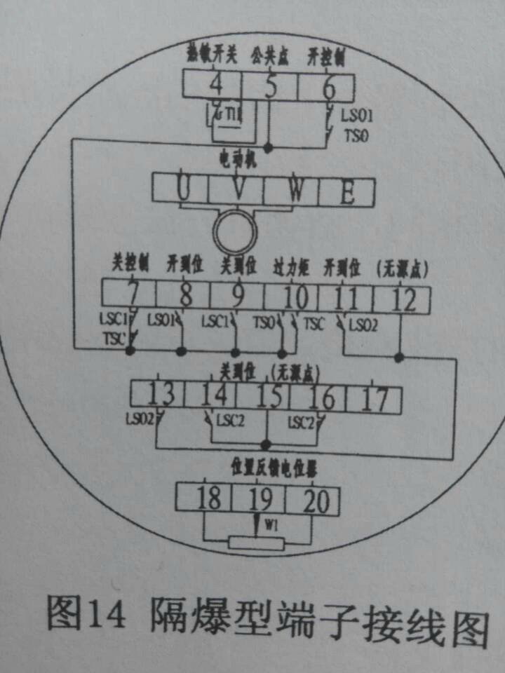 隔爆端子接線圖