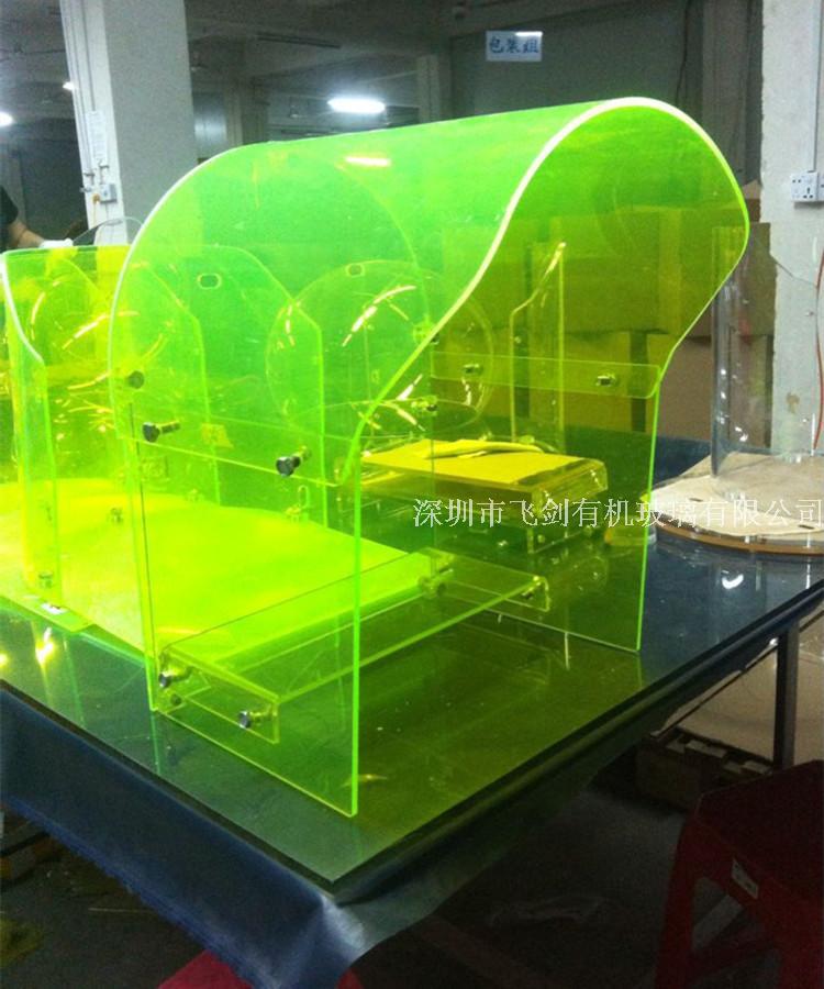 飞剑新升级全新角铁组装固定户外公话防护罩立空间亚克力电话罩