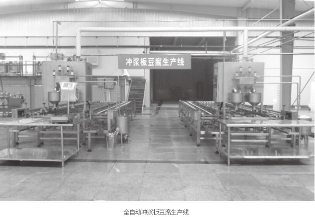 板豆腐生产线,冲浆豆腐加工生产线,板式嫩豆腐生产线设备