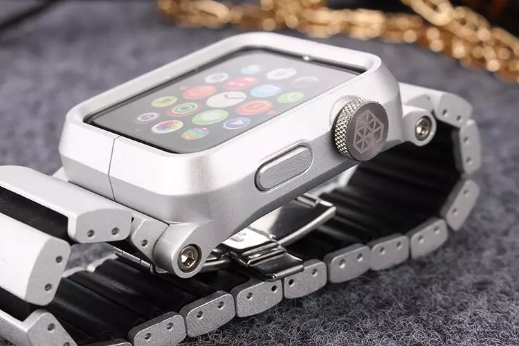 Aluminum Watch Band And Case Link Bracelet Strap for Apple Watch