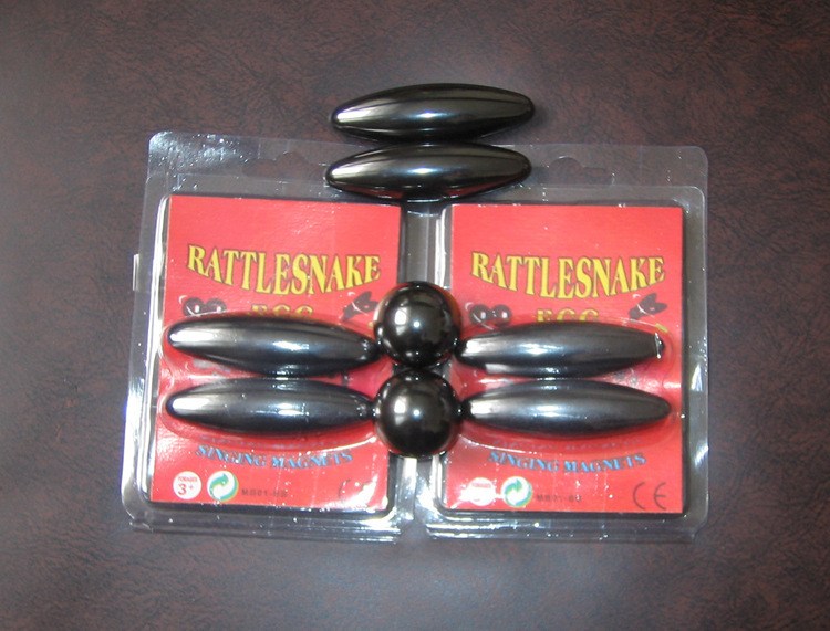 厂家直销卡装橄览球 抛光磁球，规格：40*15MM