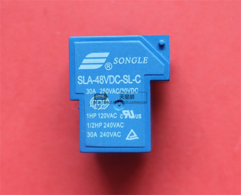 原装松乐继电器SLA-48VDC-SL-C4脚 T90 48V SLA-DC48V-SL-C