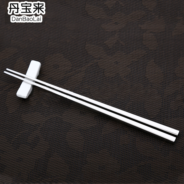 304 Stainless steel chopsticks hollow heat insulation non-slip Metal chopsticks Upscale hotel Restaurant chopsticks