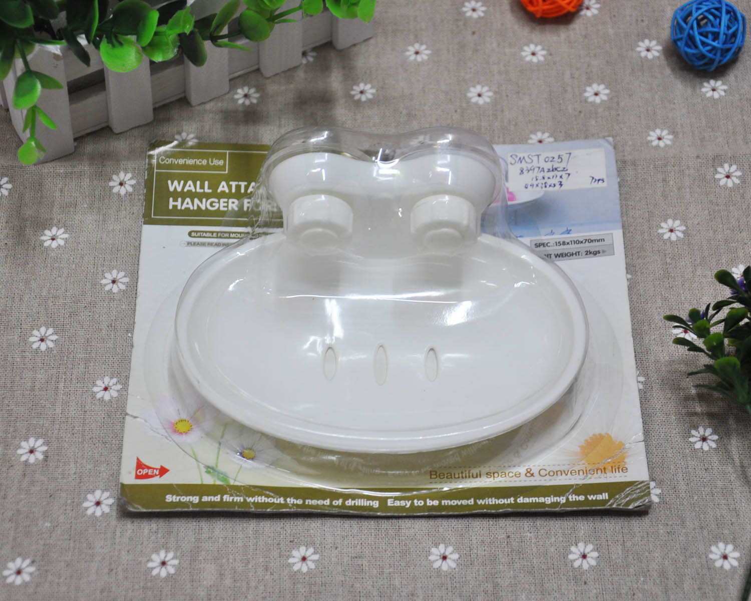 Fábrica directa sin rastro caja de jabón de absorción de pared 2KG serie de baño caja de jabón de absorción de pared