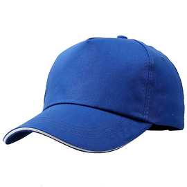 全棉加厚光身纯色广告帽棒球帽鸭舌帽防晒帽太阳帽订logo加工定图