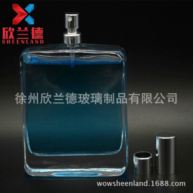 100ML卡口香水瓶 扁方形香水瓶