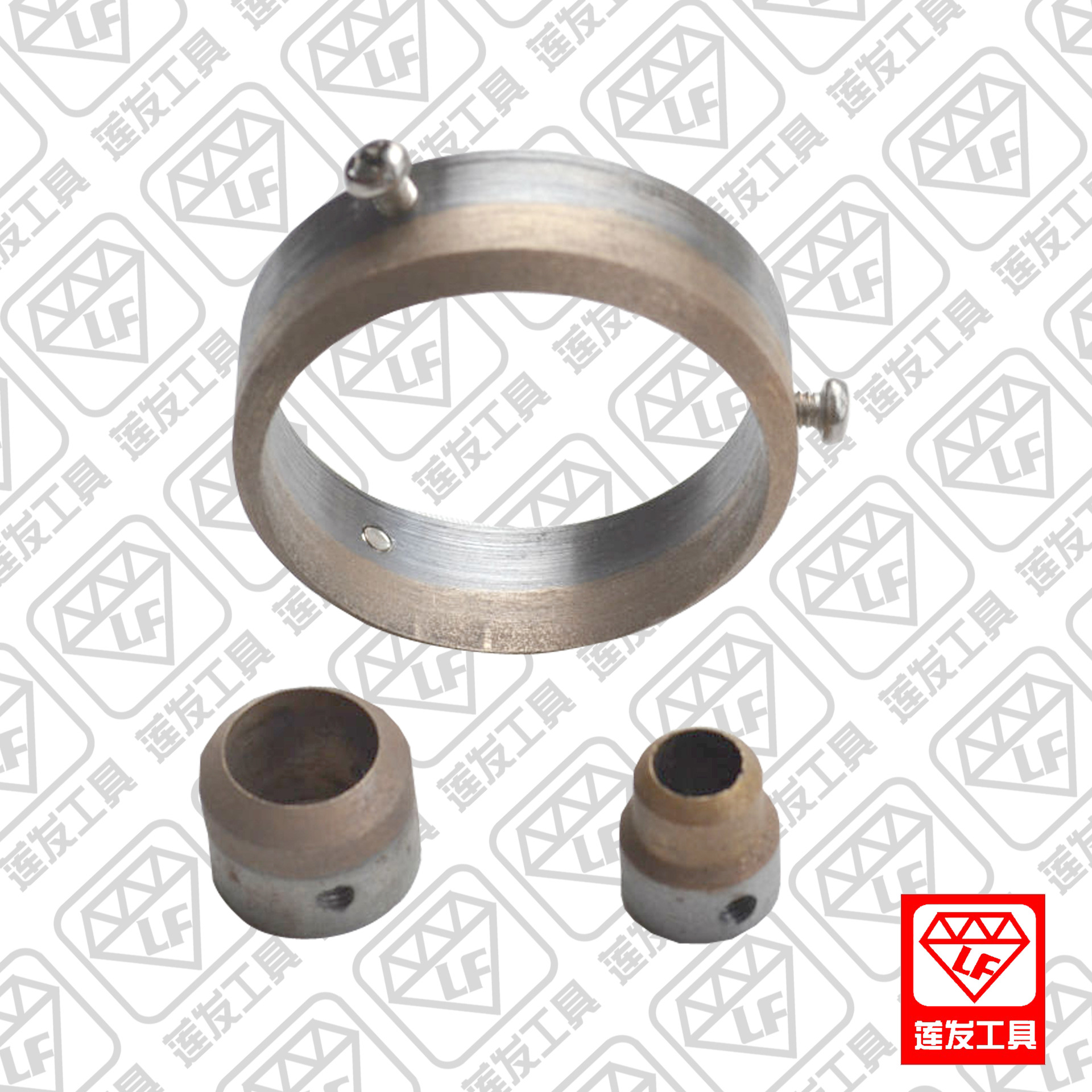 厂家直供青铜烧结空心倒角套Φ51-100mm，玻璃倒角套/钻套/倒角器