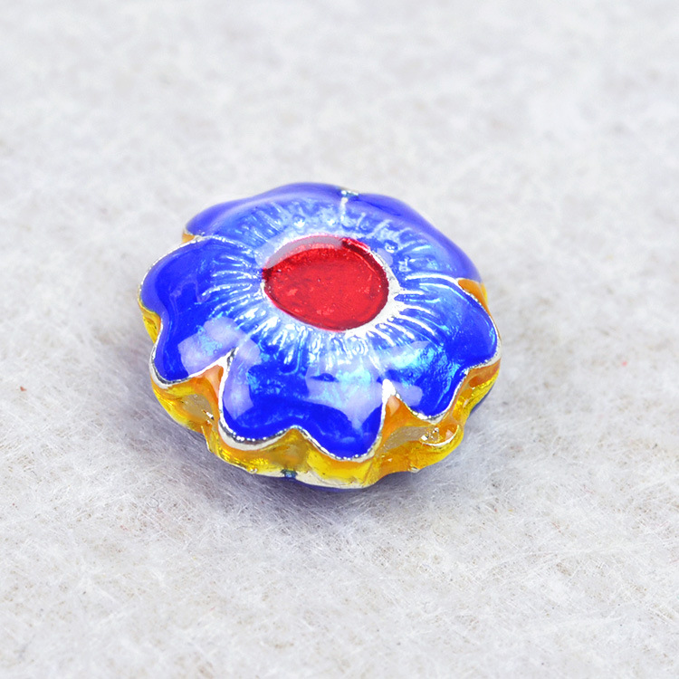 437027 H款 烧蓝饰品配件 烧蓝小商品散珠