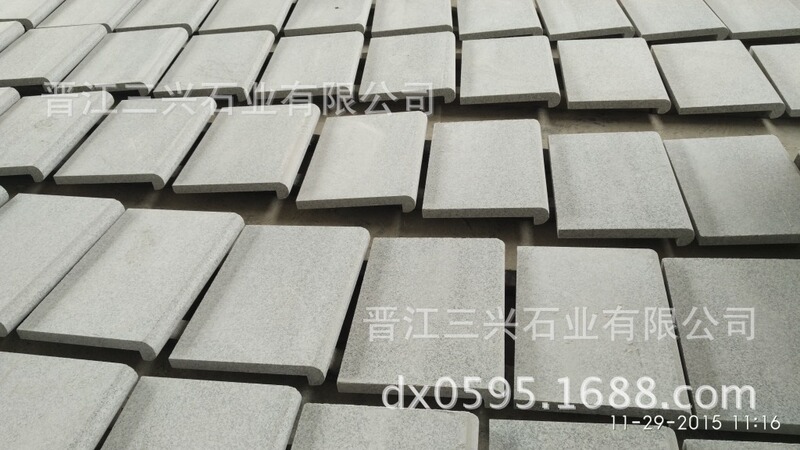 Granite G603 Sesame White Granite Swimming Pool Side Cover 350X500X30/60Mm Rounded Edge