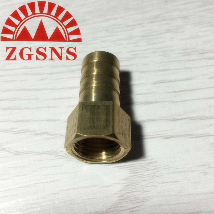 ZGSNS山耐斯气动元件 软管皮管BF系列宝塔型内螺纹气管黄铜接头