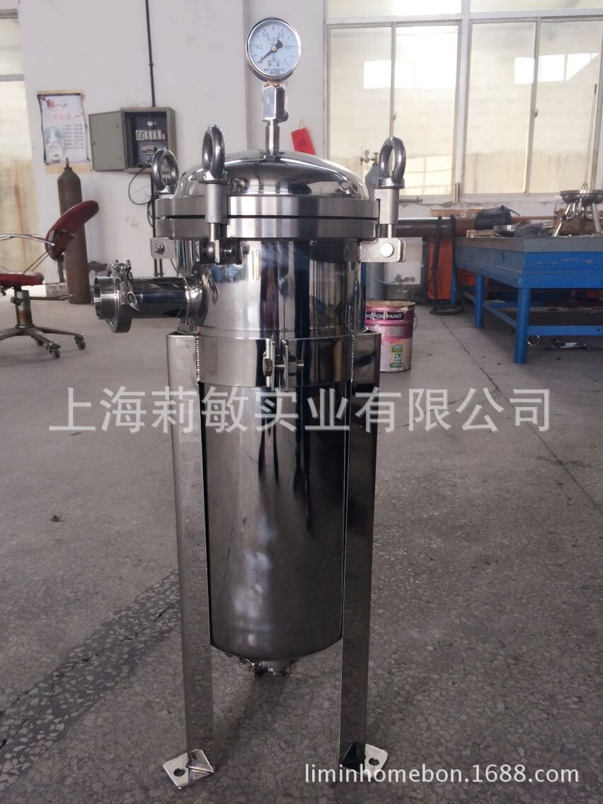 全新卫生级不锈钢单袋式过滤器 不锈钢袋式过滤器|ms
