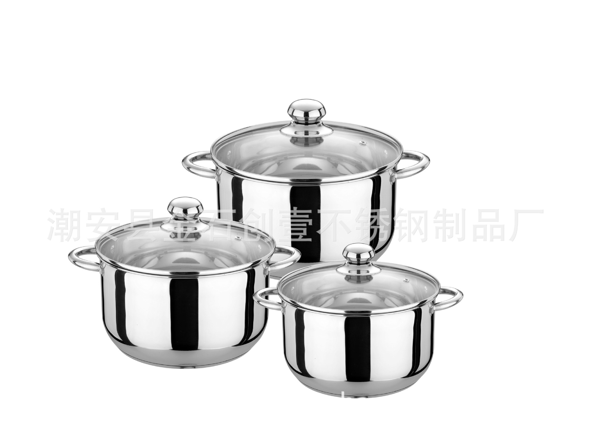 3pcs soup pot
