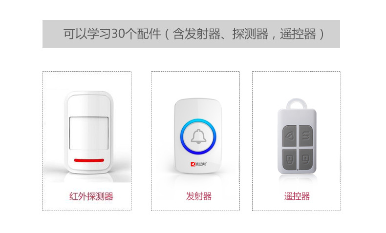 防盗迎宾门铃 M525d