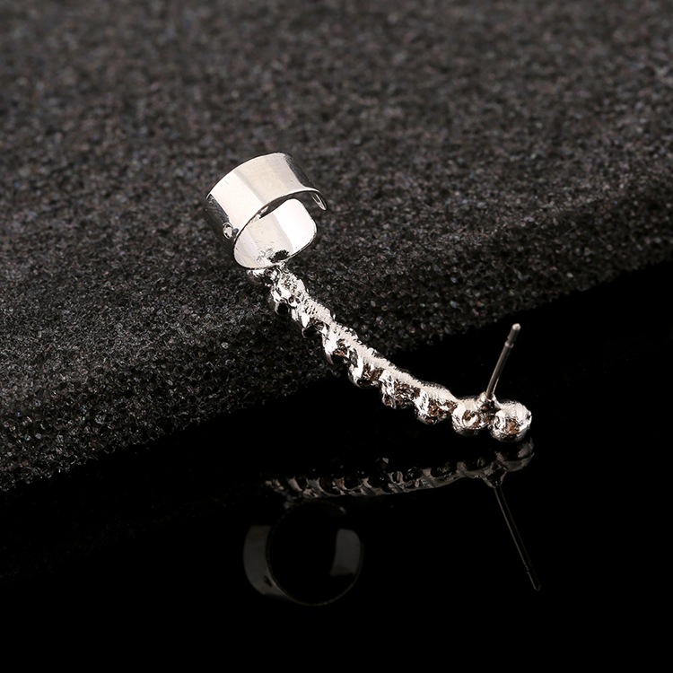 Korean Fashion Rhinestone Ear Clips display picture 5