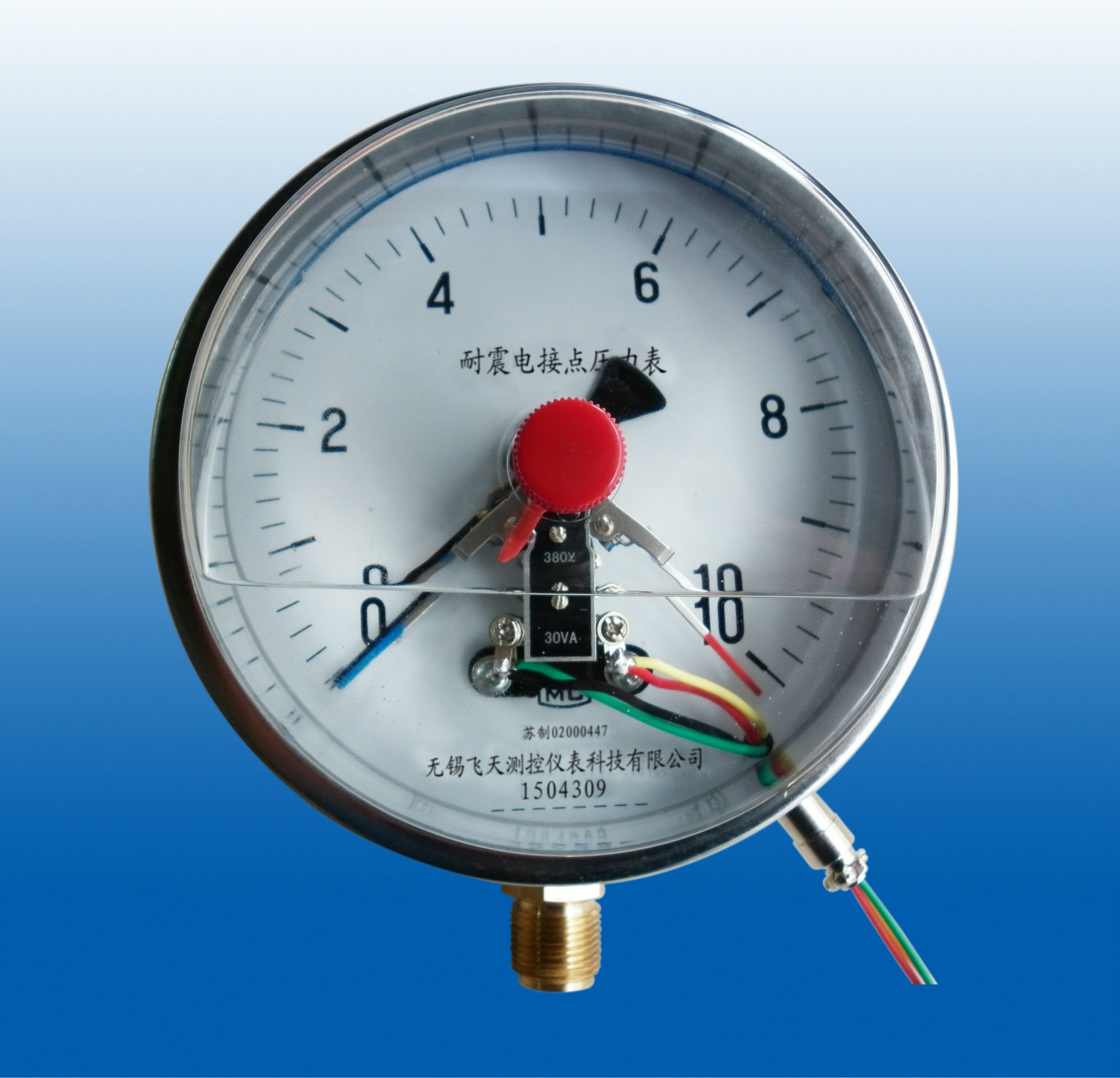 无锡飞天FTYLB厂家直销YNXC150径向磁助式耐震电接点压力表