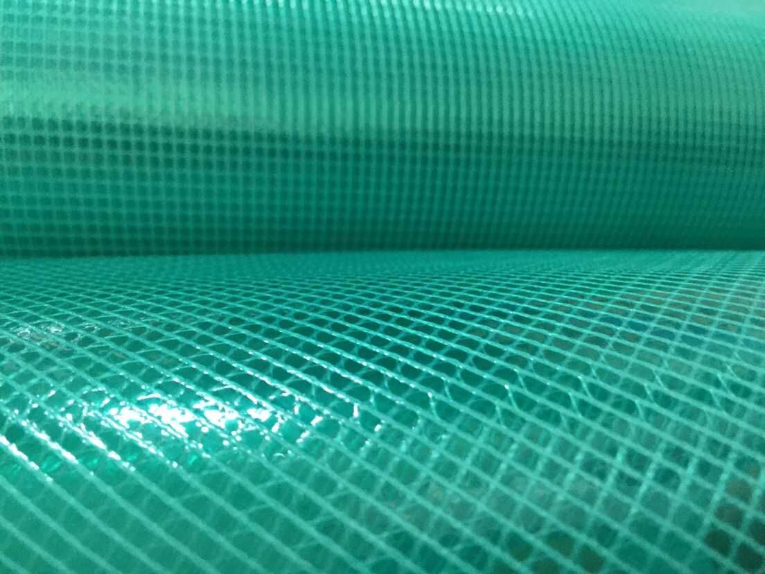 pvc.厂家 生产夹网布 低价建筑网  透明网格布