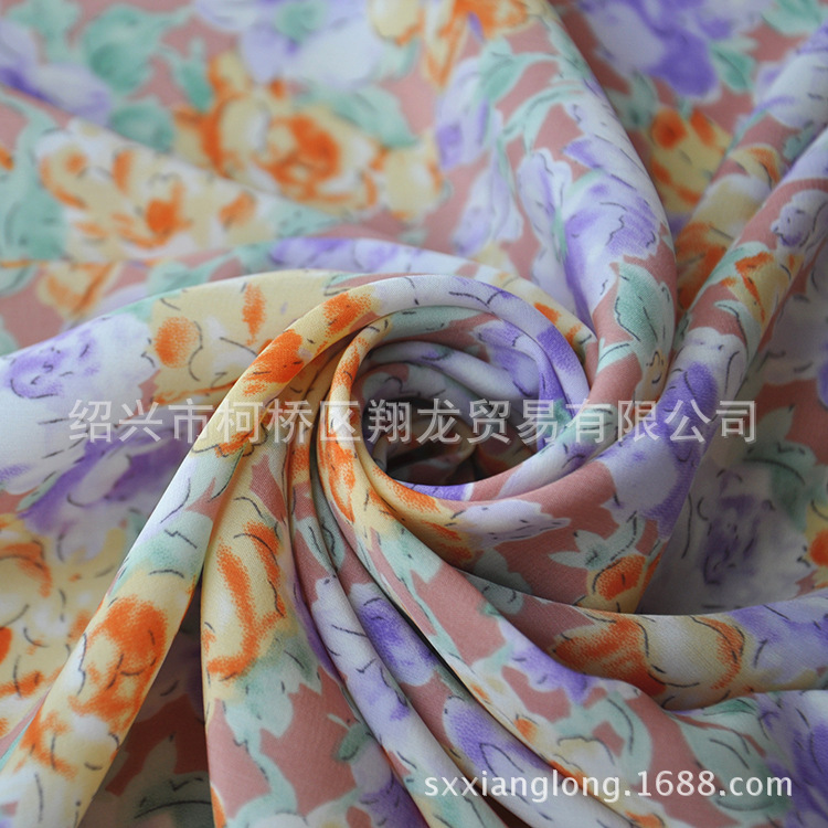 【翔龙印花 XL2923】时尚简约   爆款文艺清新小碎花印花水洗绒