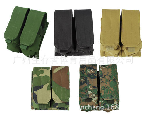 Survivor Outdoor-Molle Bolsa de accesorios de doble copio / bolsa de artículos / bolsa especial de mochila de chaleco de campo / bolsa multifuncional