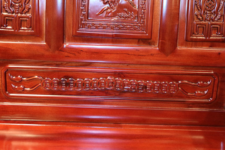 新款古典仿古沙发 客厅实木沙发 单人三人组合沙发 香樟木沙发