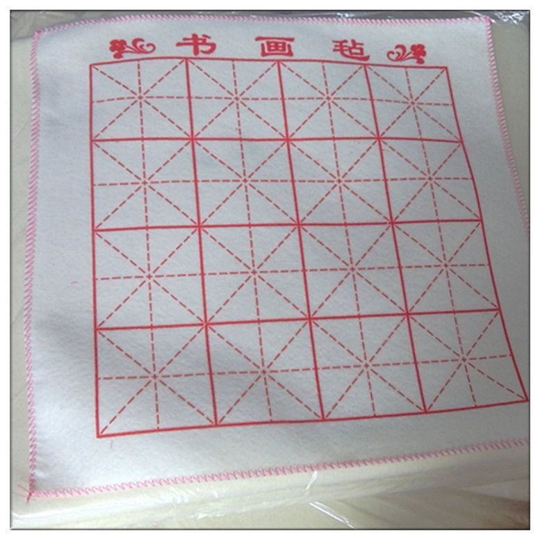 Calligraphy Fine Arts Draw 2MM felt Table mat Manufactor goods in stock wholesale 50*50 M word Calligraphy painting