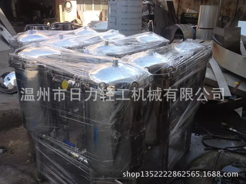 双联桶式过滤器 不锈钢过滤器 食品级 制药过滤器