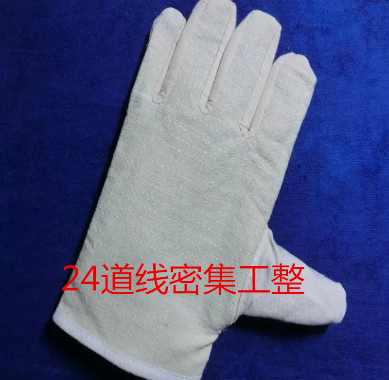 더블 레이어 풀 캔버스 장갑 노동 보호 내마모성 두꺼운 장갑 작업 능직 장갑 제조 업체 도매 우송료
