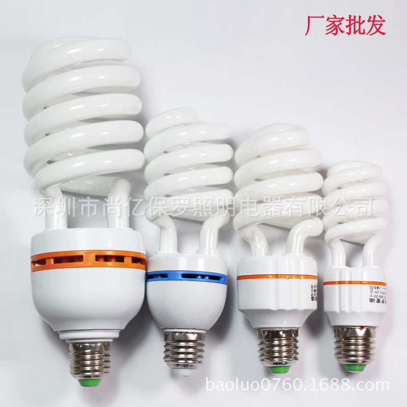 三基色节能灯 螺旋节能灯全螺飞利110v生产加工节能灯|ms