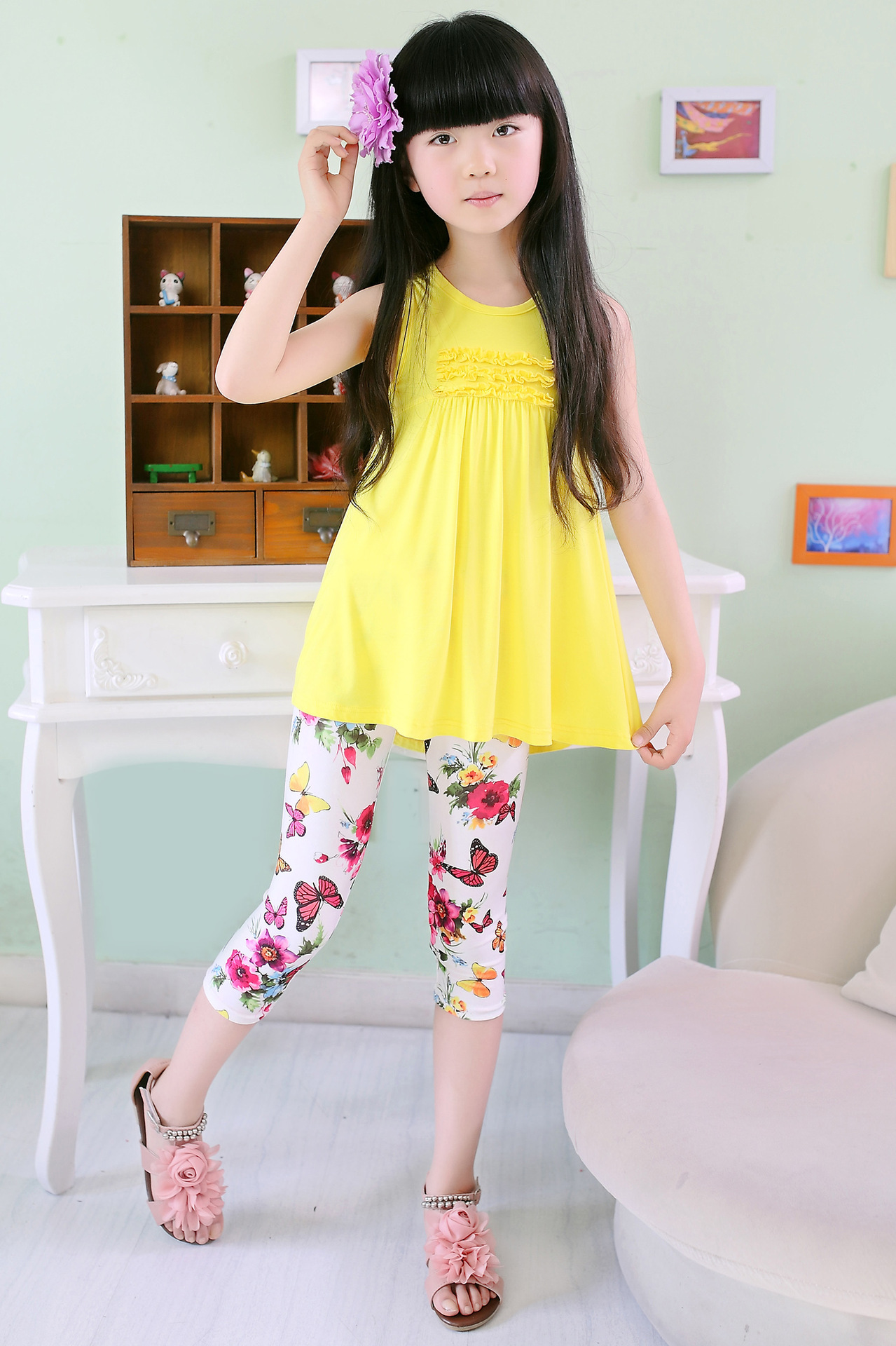 Pantalon fille - Ref 2063948 Image 22