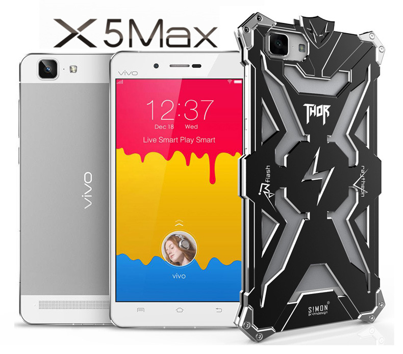 SIMON THOR Aviation Aluminum Alloy Shockproof Armor Metal Case Cover for vivo X5Max