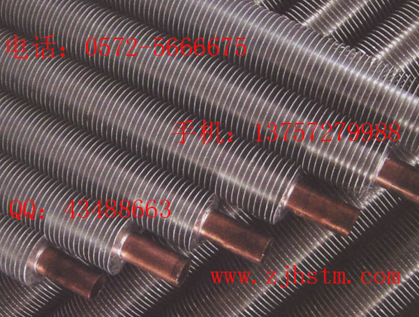 铜铝复合螺旋翅片散热管蒸发冷凝冷却换热管