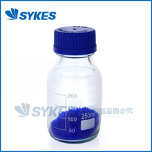 蜀牛白色蓝盖试剂瓶高硼硅丝口瓶螺纹口带刻度玻璃瓶100mL-5000ml