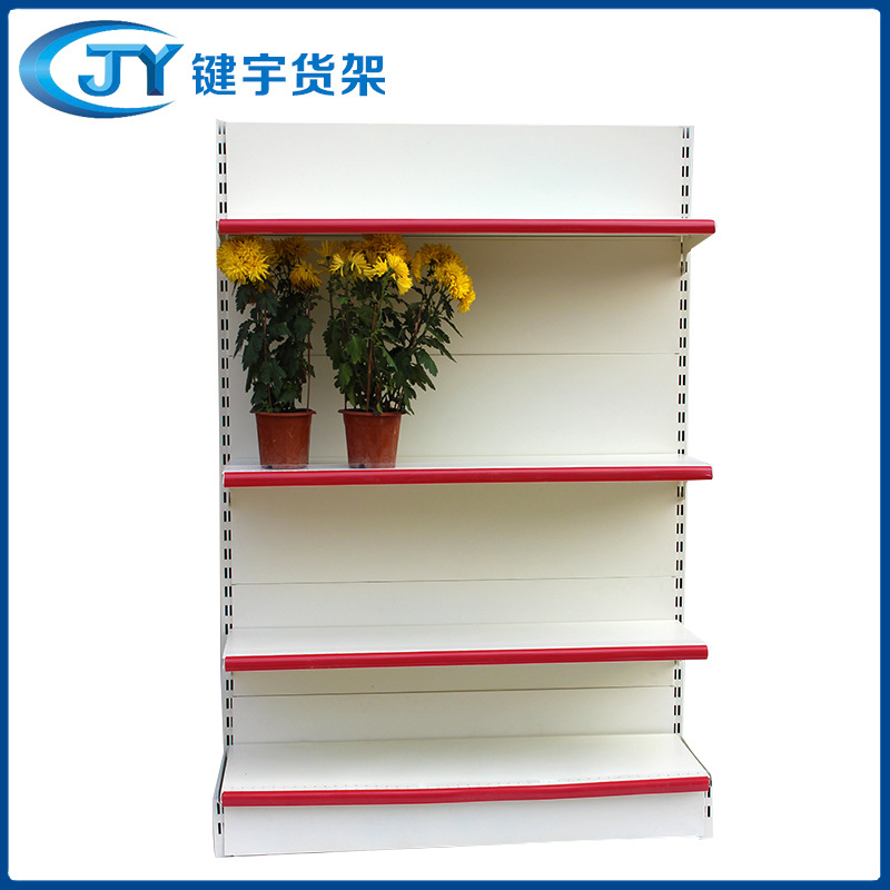 专业供应 可拆卸单面商超货架 键宇小型商超饮料货架