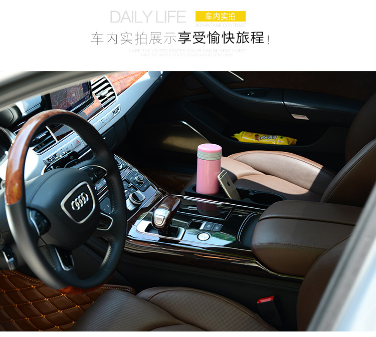 Car Multi-function Storage Rack Car Gap Plug Water Cup Holder Mobile Phone Rack Storage Box Three-in-One