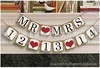 Cross -border new wedding, happy pull flag, wedding decoration banner, wedding house layout pull peanut decoration banner wedding props